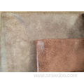 Knitted Bronzed Leather Like Fabric for Sofa Furinture